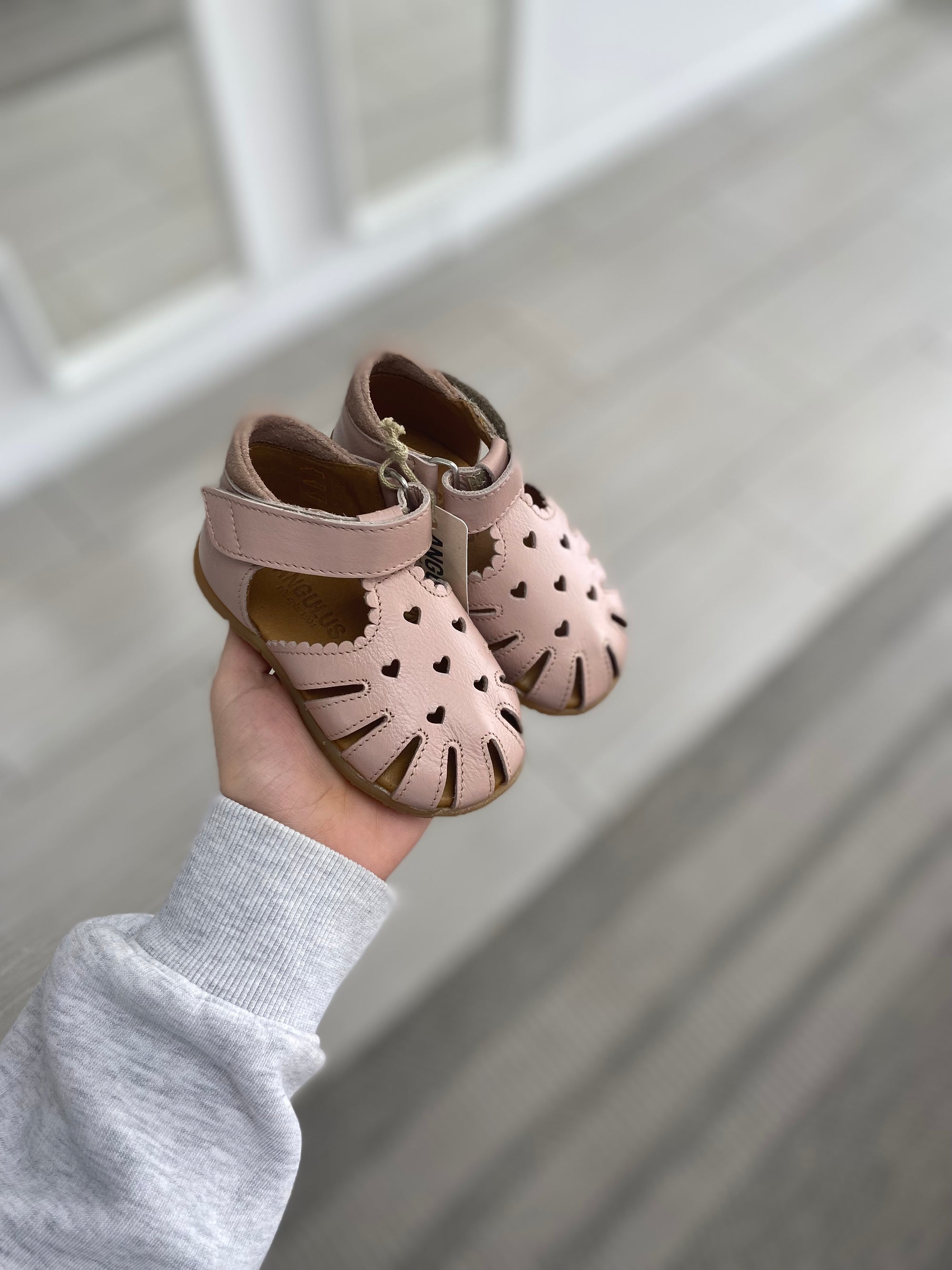 Angulus Rose Heart Baby Shoe-Tassel Children Shoes