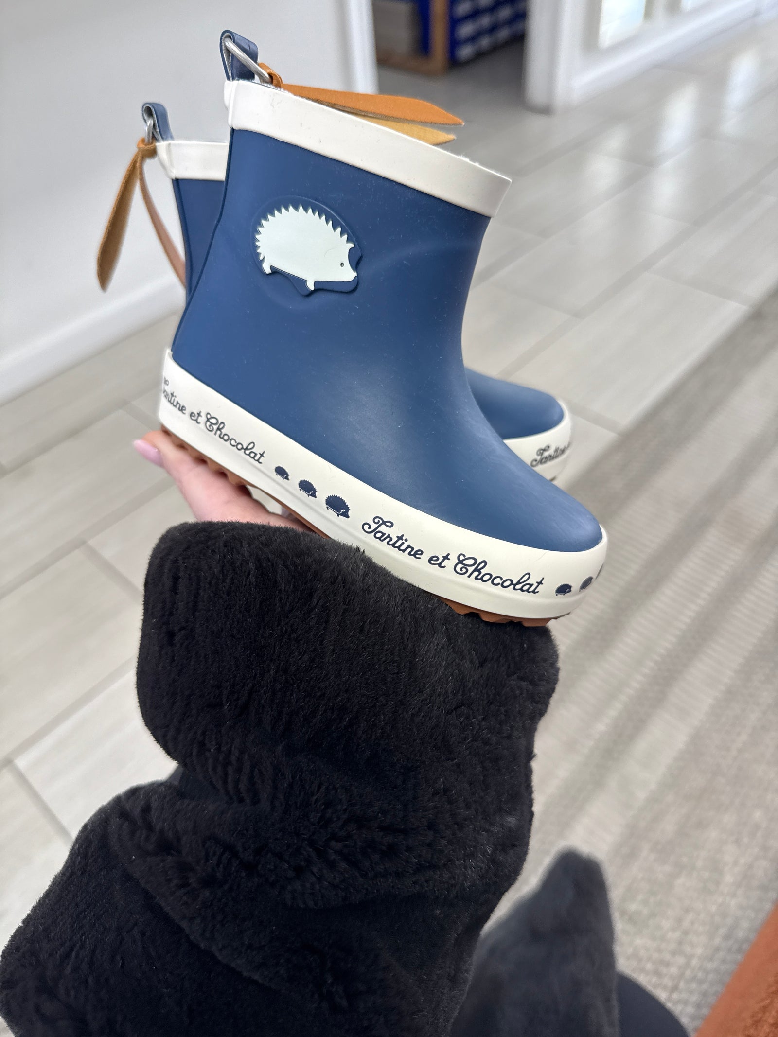 Tartine Blue Rainboot-Tassel Children Shoes
