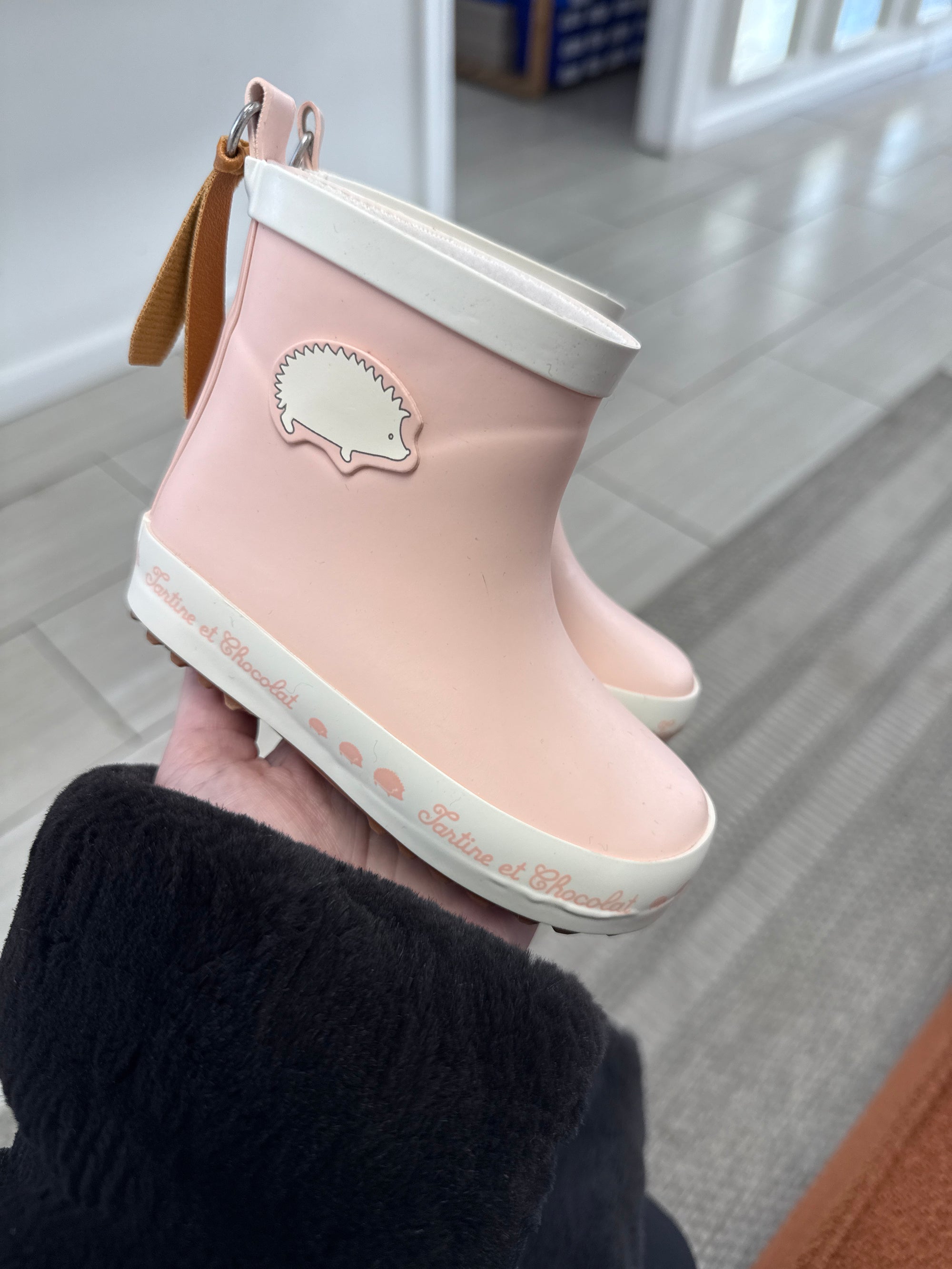 Tartine Pink Rainboot-Tassel Children Shoes