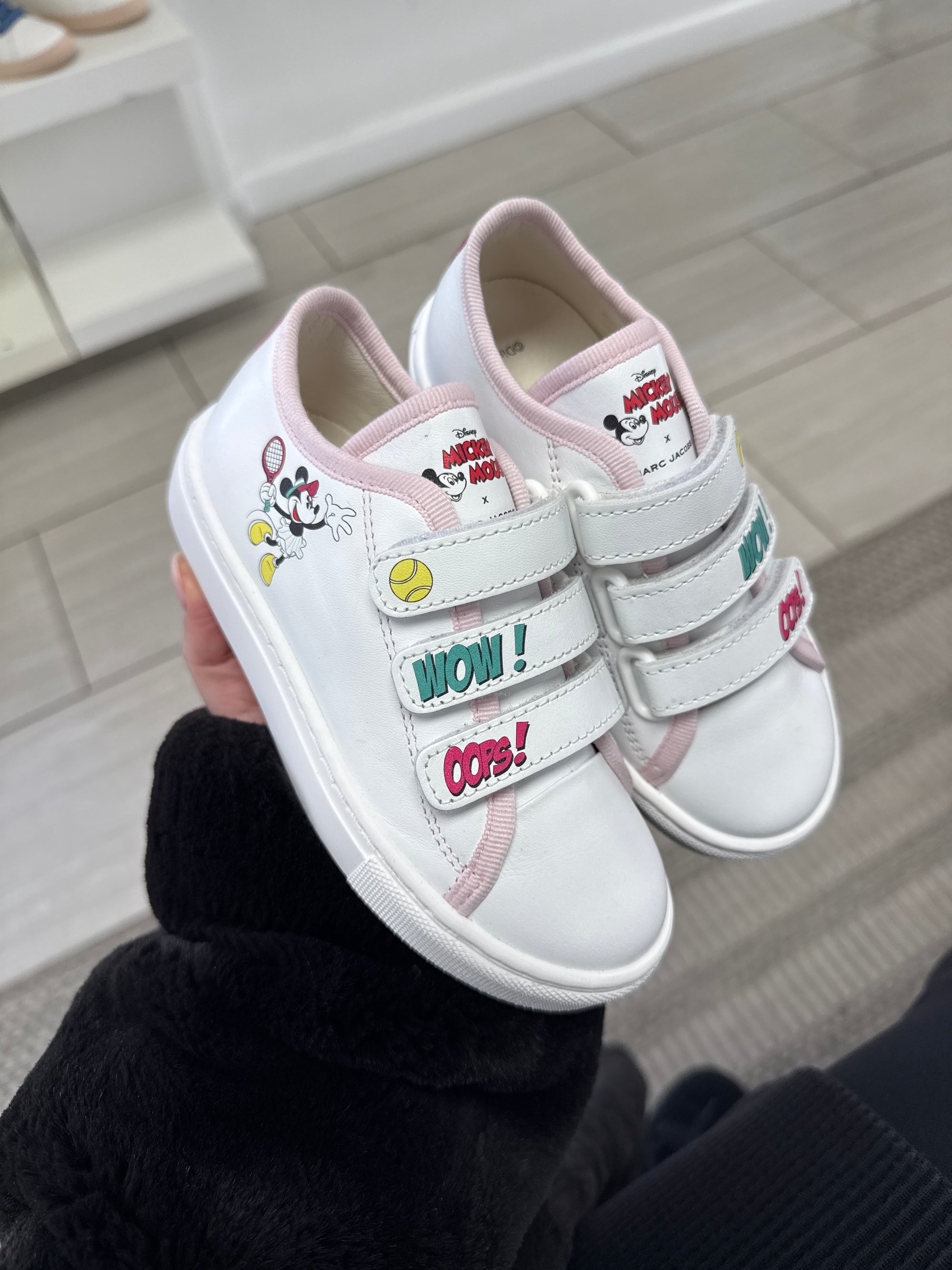 Marc Jacobs Minnie Velcro Sneaker-Tassel Children Shoes
