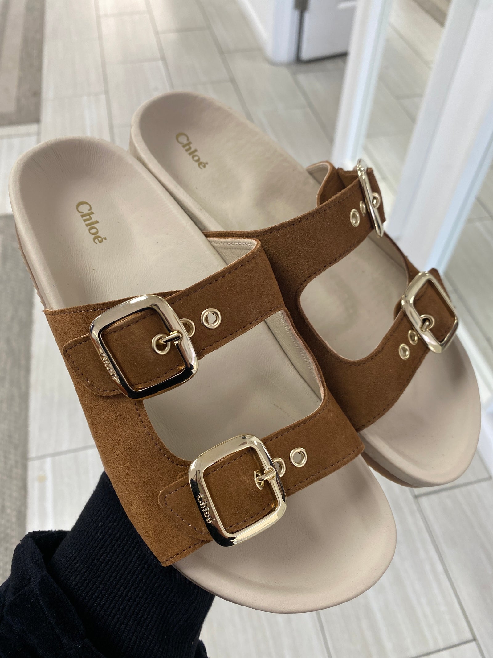 Chloe Camel Sandal-Tassel Children Shoes