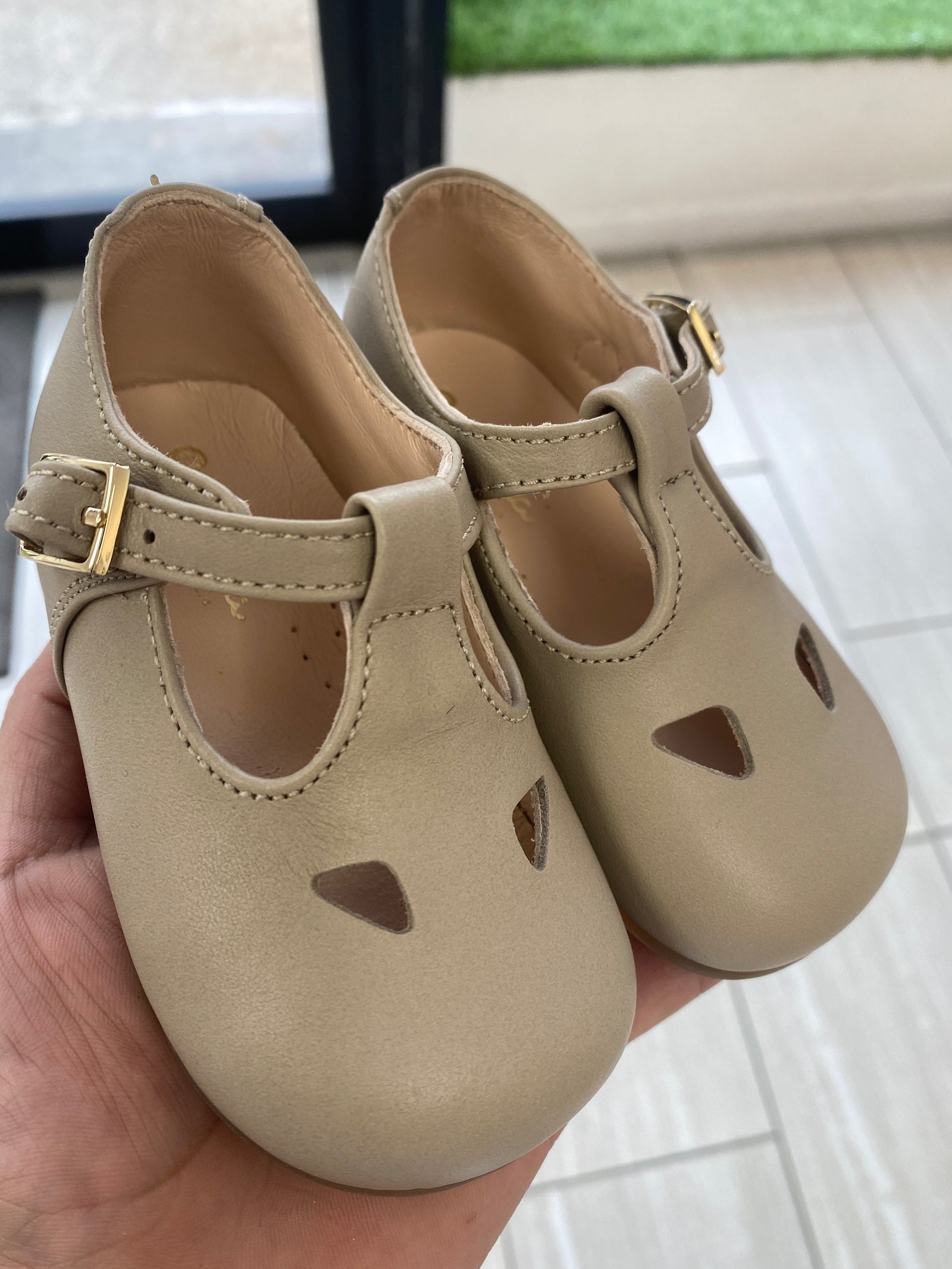 Papanatas Oatmeal Cutout Baby Shoe-Tassel Children Shoes