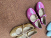 Papanatas Magenta Wingtip Mary Jane-Tassel Children Shoes