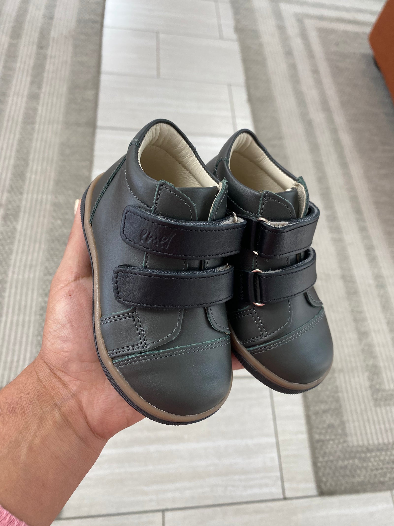 Emel Hunter Velcro Baby Sneaker-Tassel Children Shoes