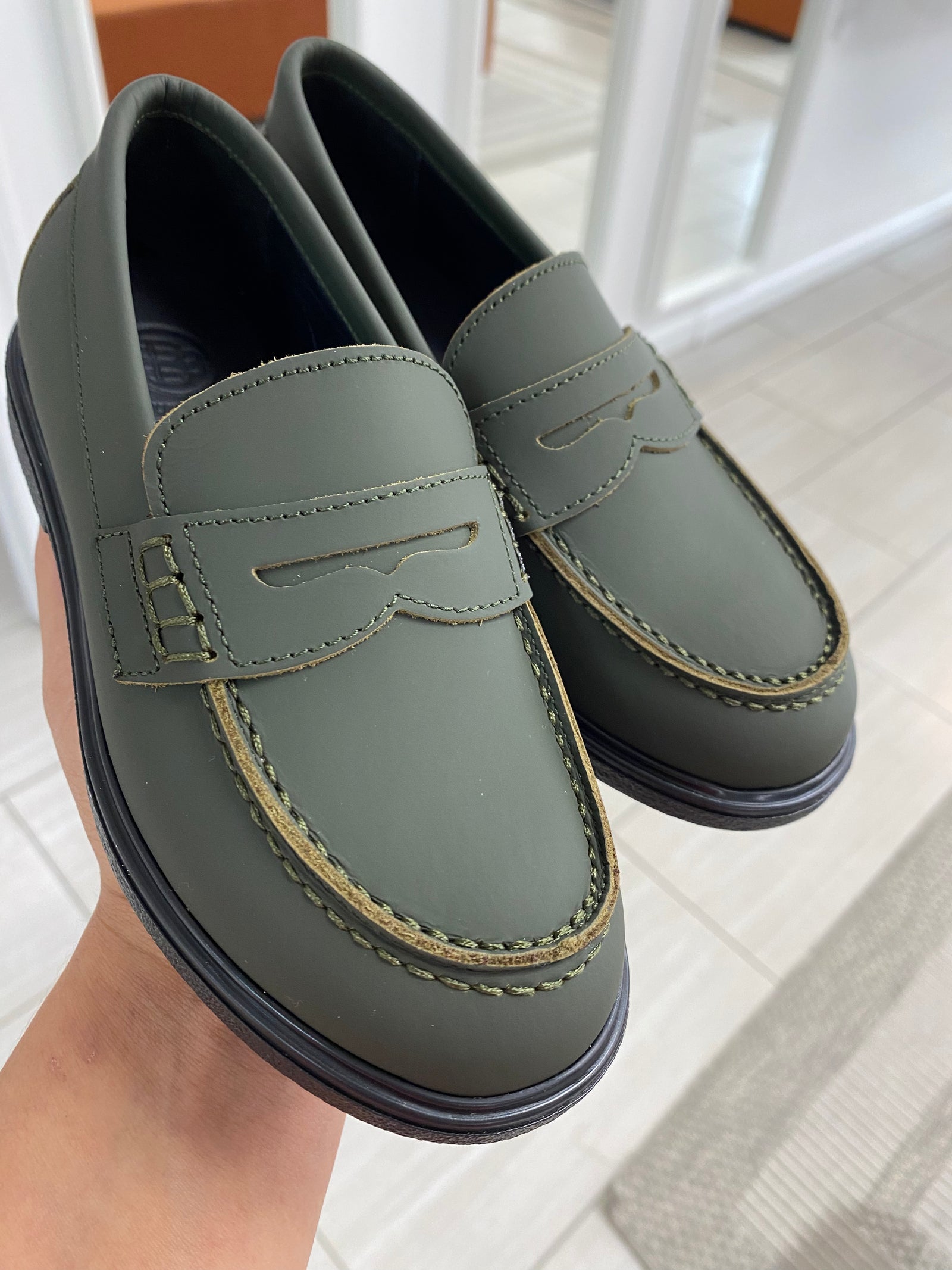 Blublonc Safari Rubber Penny Loafer-Tassel Children Shoes