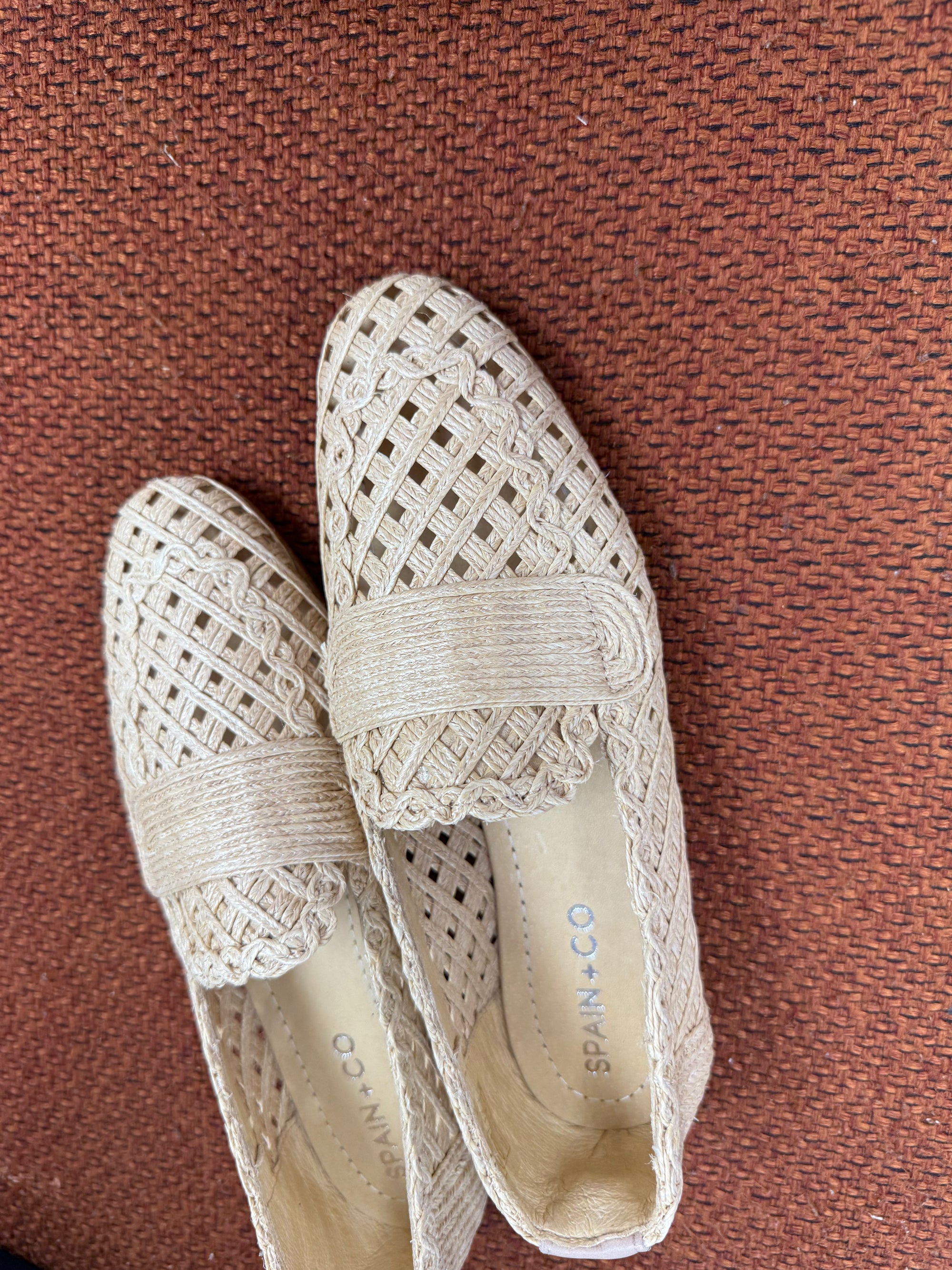 Spain+Co Natural Wicker Penny Loafer-Tassel Children Shoes