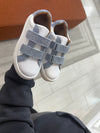Porte Denim Velcro Sneaker-Tassel Children Shoes
