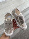 Pepe Tan Embroidered Velcro Sneaker-Tassel Children Shoes