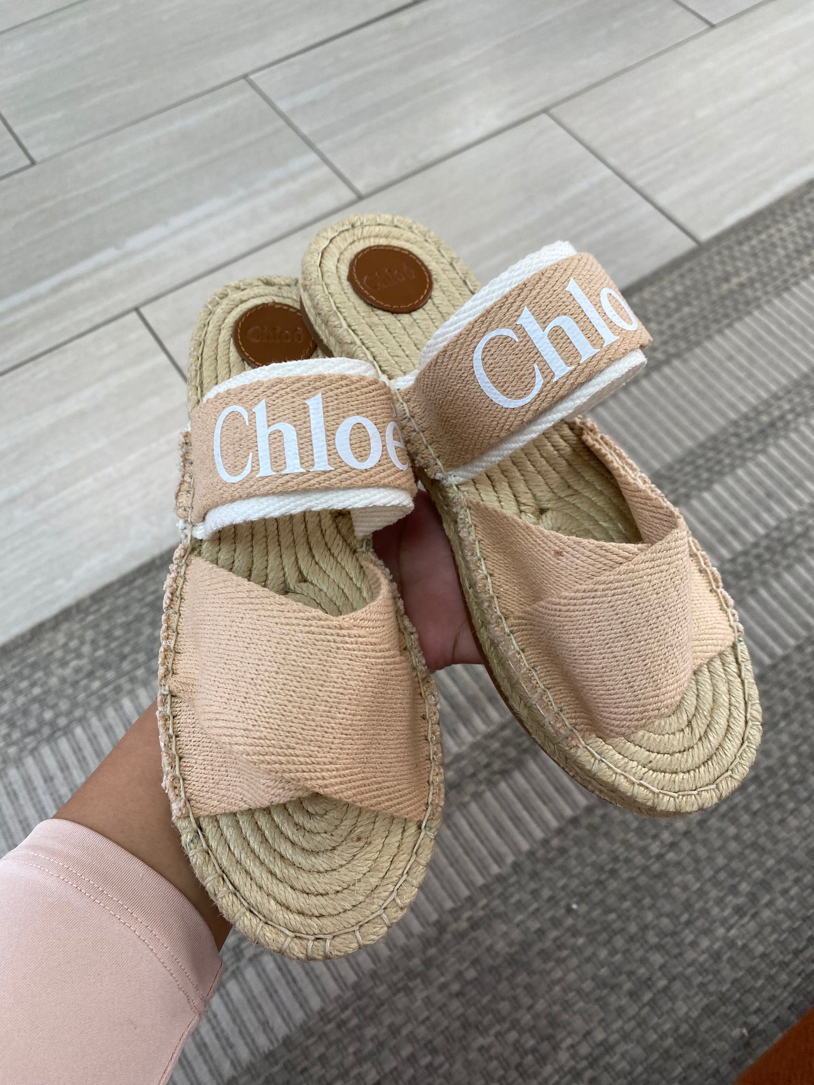 Chloe Espedrille Slide-Tassel Children Shoes