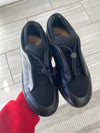 Porte Black Elastic Sneaker-Tassel Children Shoes