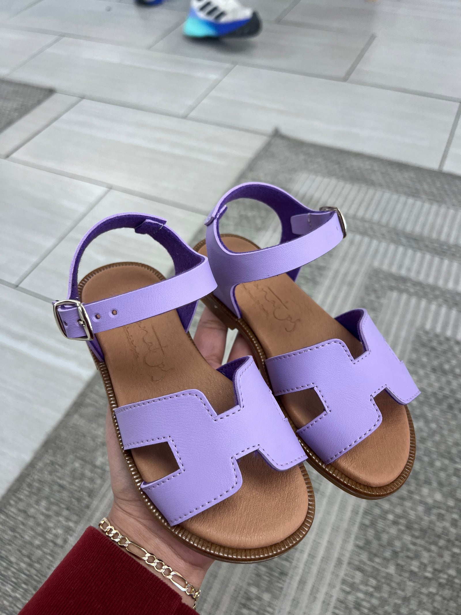 Papanatas Lilac H Sandal-Tassel Children Shoes