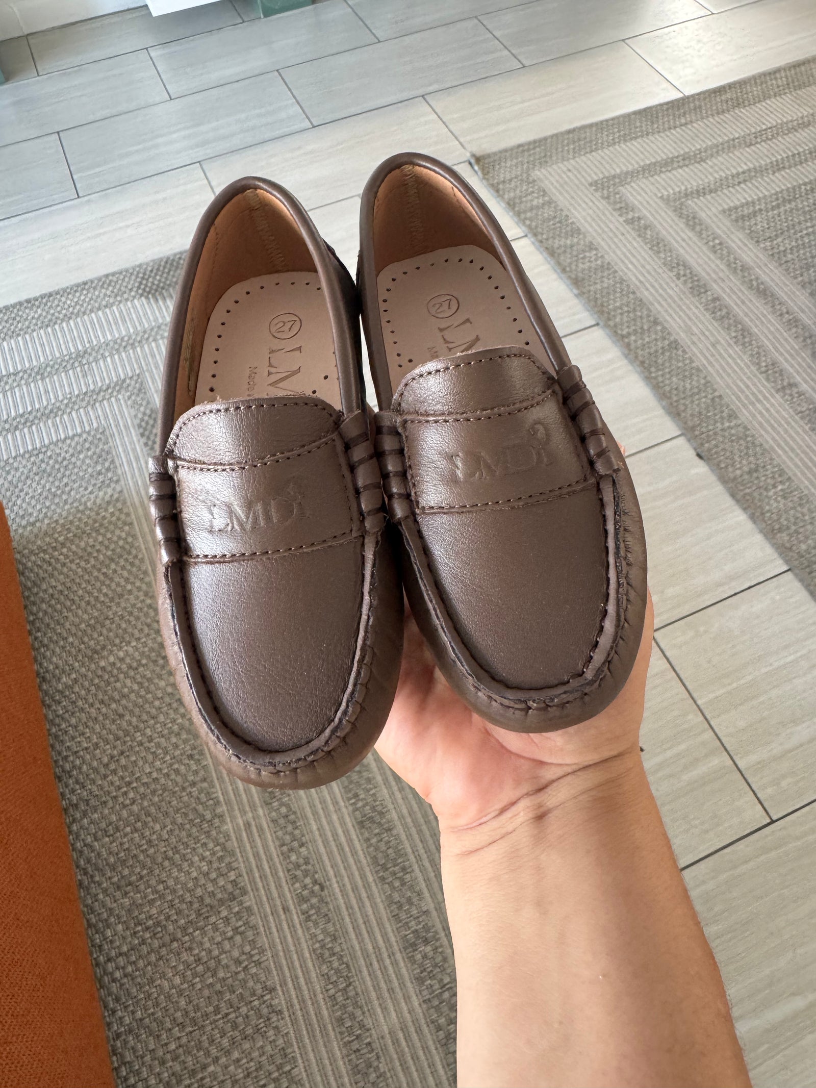 LMDI Chocolate Penny Loafer-Tassel Children Shoes