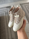 LMDI Taupe Sweater Zipper Bootie-Tassel Children Shoes