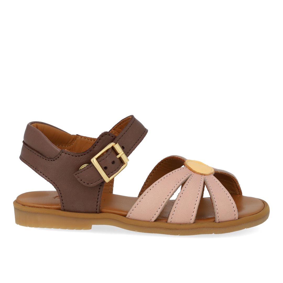 Angulus Rosebud Leather Sandal-Tassel Children Shoes