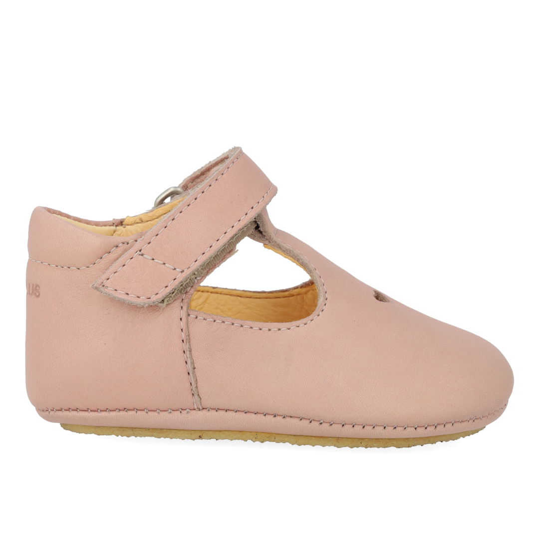Angulus Soft Pink Heart Prewalker-Tassel Children Shoes