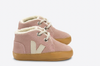 Veja Rose Fur Lines Soft Sole-Tassel Children Shoes