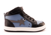 Old Soles Indigo and Black Star Hi Top Sneaker-Tassel Children Shoes