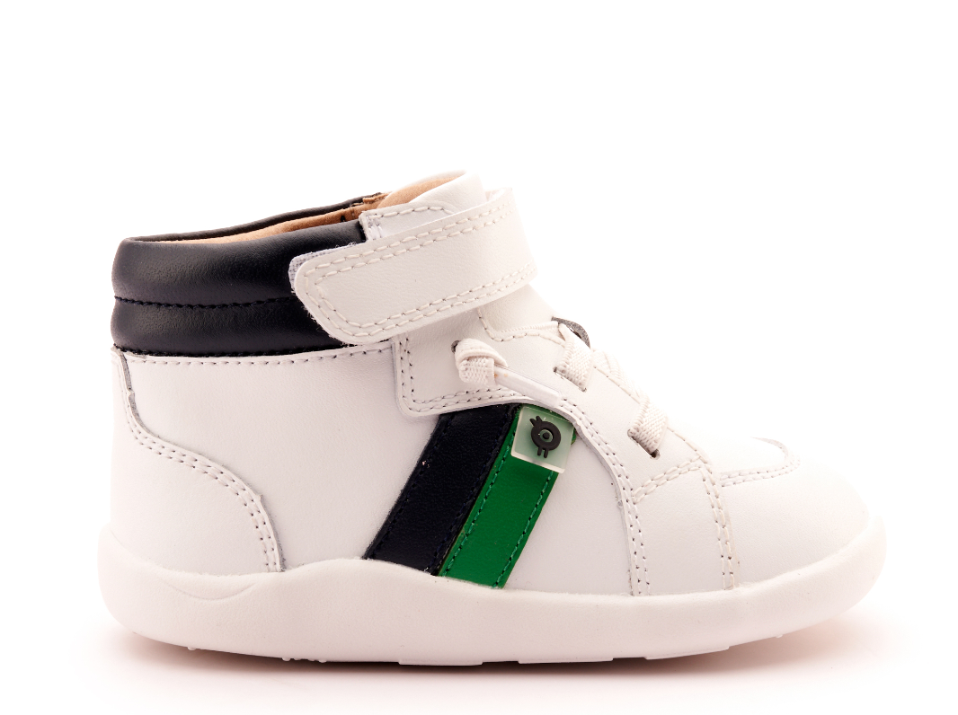 Old Soles White Stripe Baby Sneaker-Tassel Children Shoes