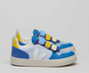 Veja Multico Swan Blue Velcro Sneaker-Tassel Children Shoes