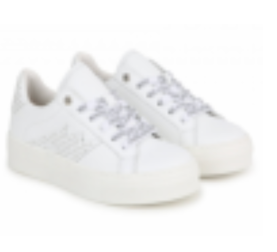 Zadig & Voltaire White Branded Sneaker-Tassel Children Shoes