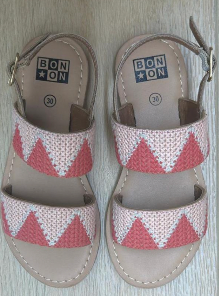 Bonton Corchet Sandal-Tassel Children Shoes
