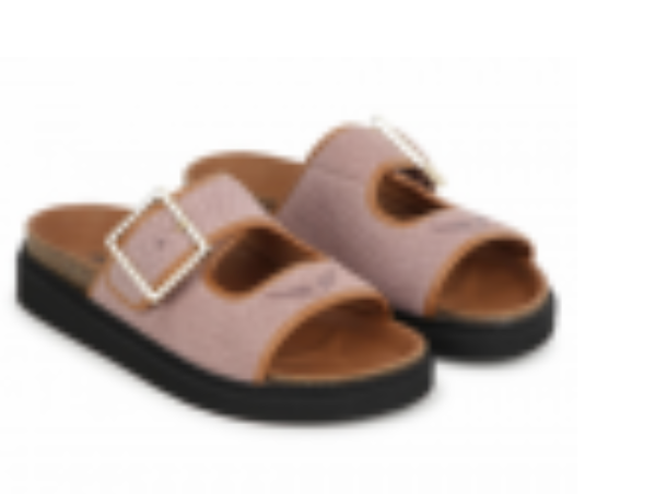 Zadig & Voltaire Pink Slide-Tassel Children Shoes