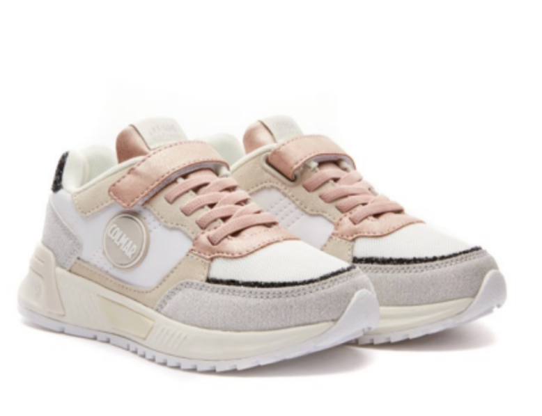 Colmar White and Rose Dalton Sneaker-Tassel Children Shoes