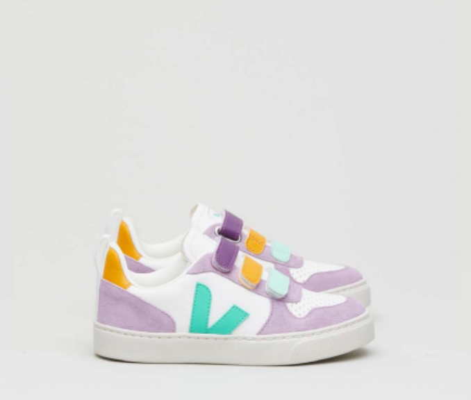 Veja Multico Freshmint Velcro Sneaker-Tassel Children Shoes