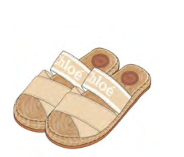 Chloe Espedrille Slide-Tassel Children Shoes