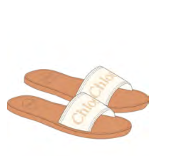 Chloe Ivory Slide-Tassel Children Shoes