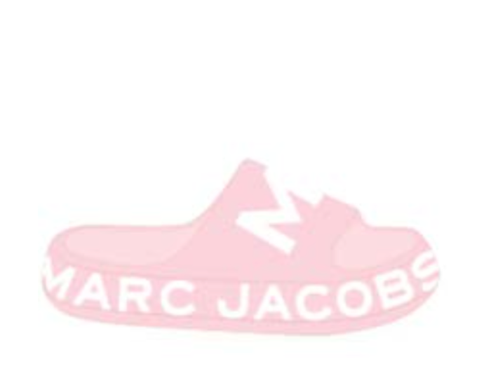 Marc Jacobs Pink Logo Slide-Tassel Children Shoes