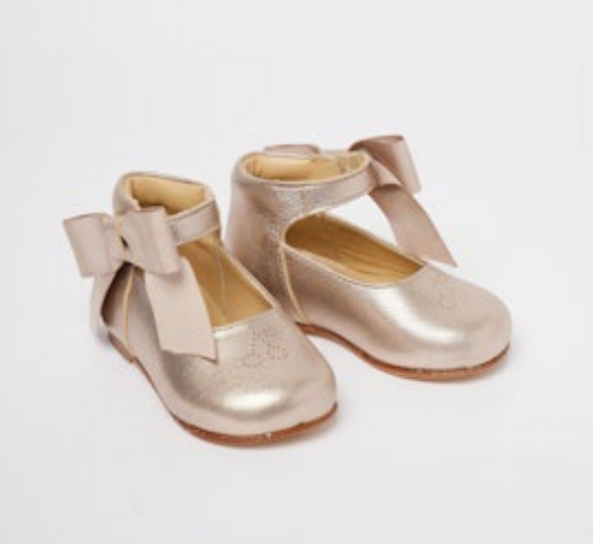 Bonpoint Rose Bow Cherry Baby Shoe-Tassel Children Shoes