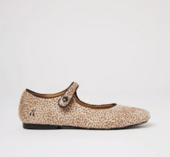 Bonpoint Leopard Mary Jane-Tassel Children Shoes