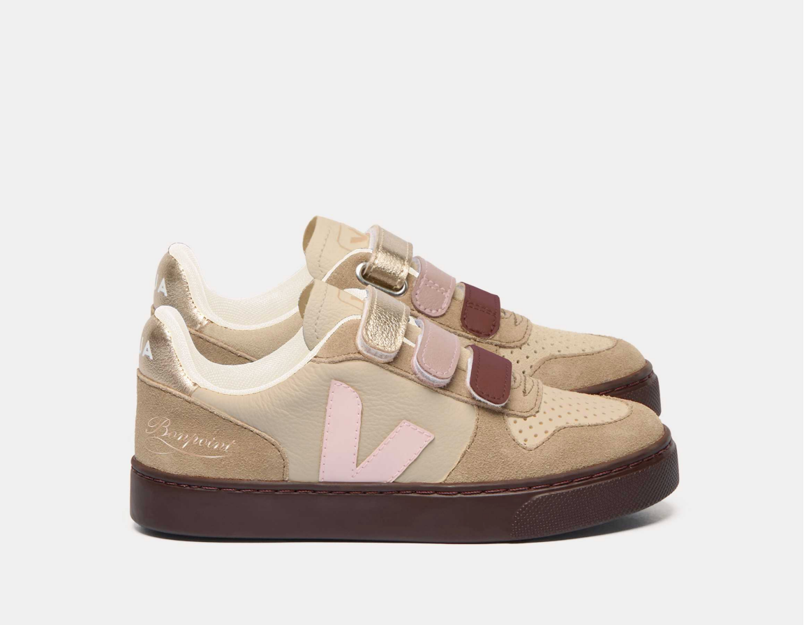 Veja X Bonpoint Petale Velcro Sneaker-Tassel Children Shoes
