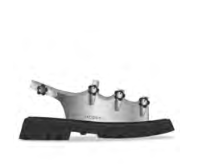 Marc Jacobs Silver Daisy Sandal-Tassel Children Shoes