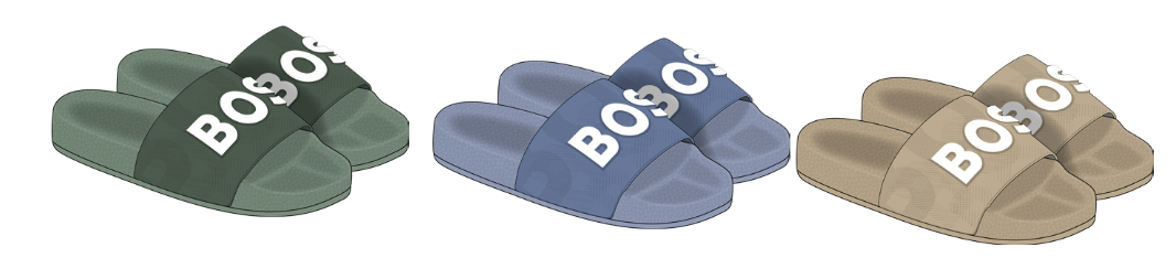 Hugo Boss Dark Sage Slide-Tassel Children Shoes