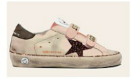 Bonpoint x Golden Goose Rose Pale Velcro Sneaker-Tassel Children Shoes