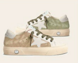 Bonpoint x Golden Goose Beige Verde Sneaker-Tassel Children Shoes