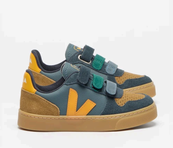 Veja California Ouro Velcro Sneaker-Tassel Children Shoes