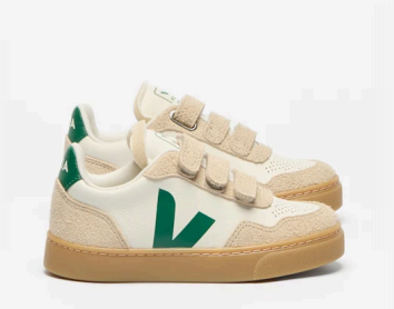 Veja Golf Almond Velcro Sneaker-Tassel Children Shoes
