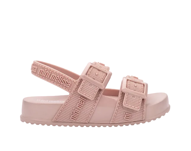 Mini Melissa Pink Cozy Lover Sandal-Tassel Children Shoes
