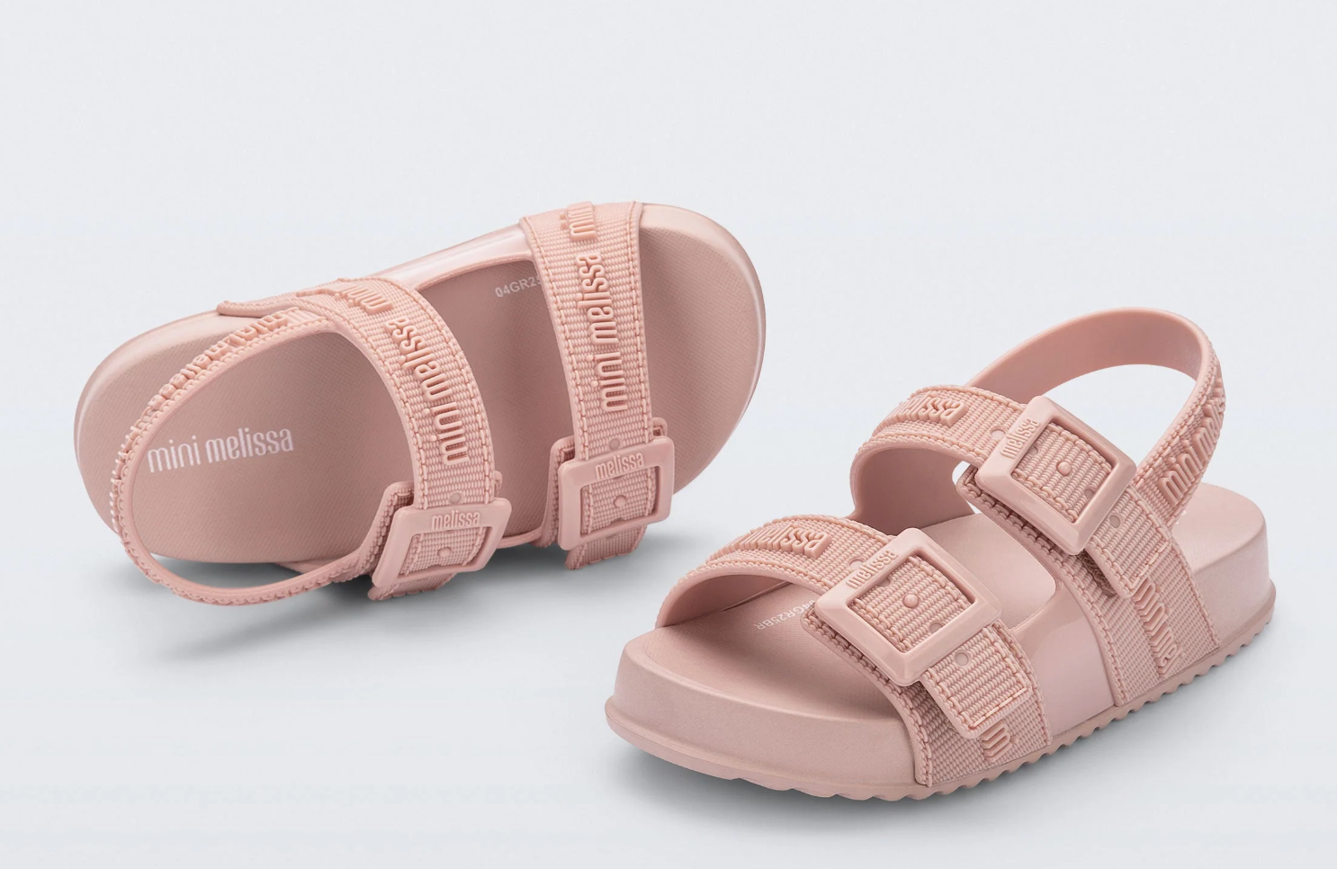 Mini Melissa Pink Cozy Lover Sandal-Tassel Children Shoes