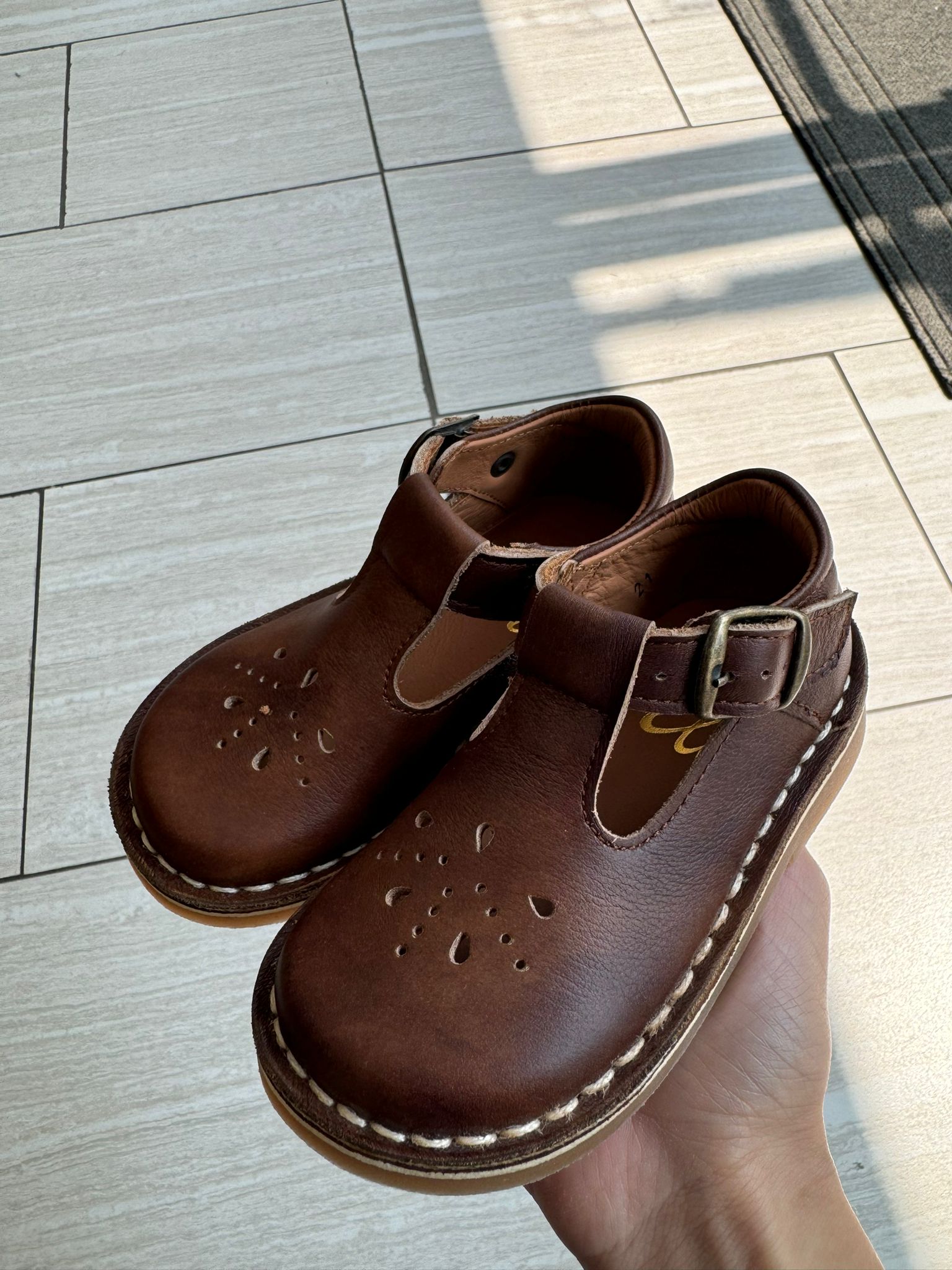 Papanatas Tabaco Perforated Baby Shoe-Tassel Children Shoes