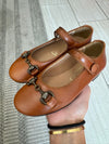 Papanatas Luggage Buckle Mary Jane-Tassel Children Shoes
