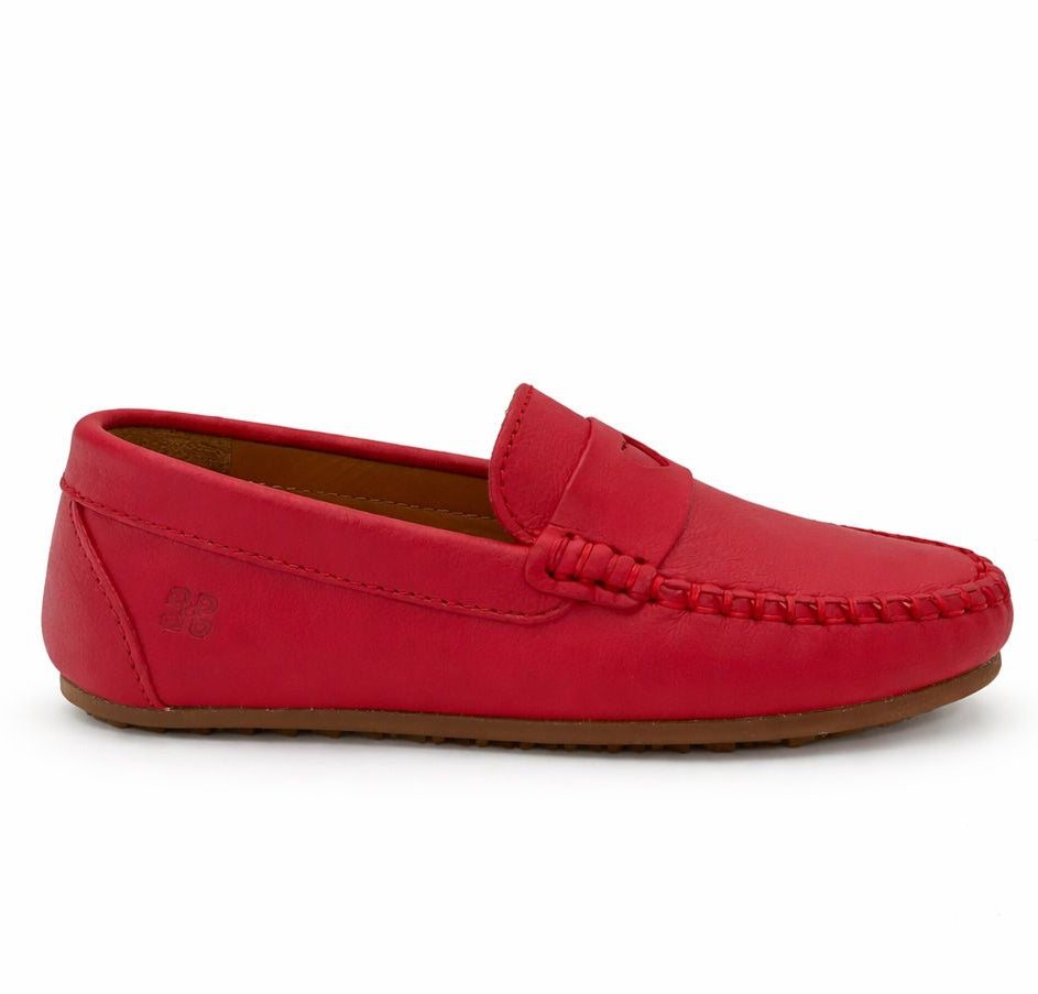 Porte Red Heart Penny Loafer-Tassel Children Shoes