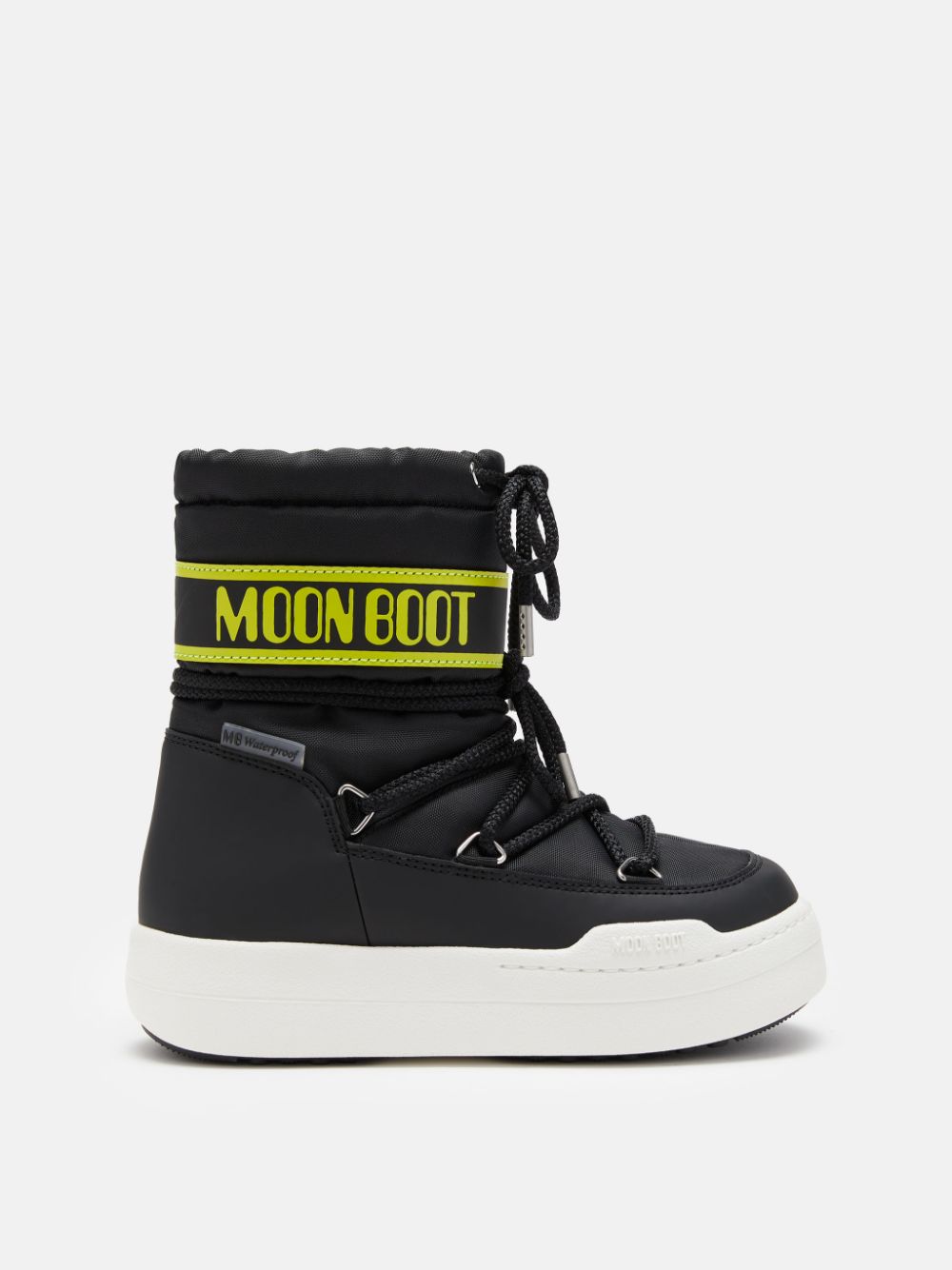 Moon Boot Black Neon Park Boot-Tassel Children Shoes