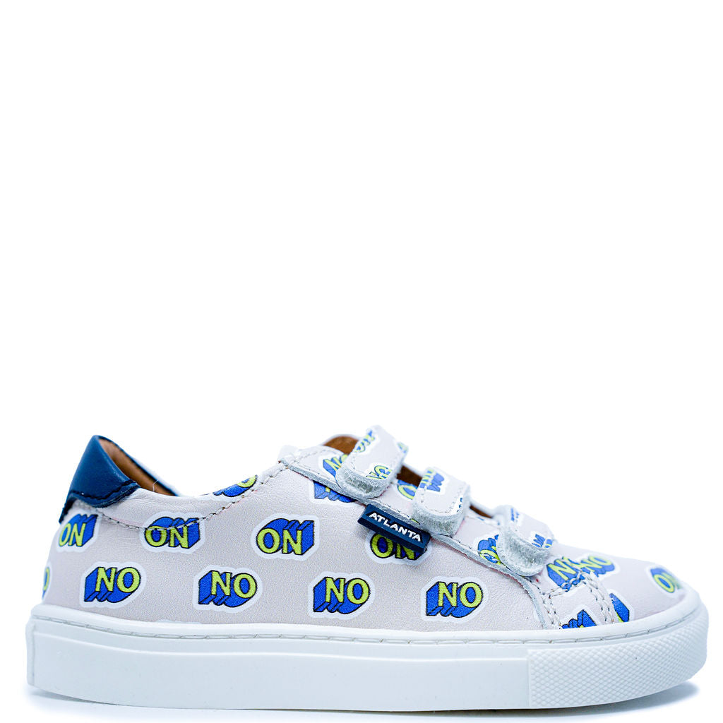 Atlanta Mocassin Sand Printed Velcro Sneaker-Tassel Children Shoes