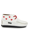 Atlanta Mocassin White Hearts Baby Bootie-Tassel Children Shoes