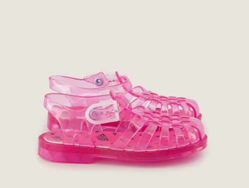 Bonton Pink Jelly Gladiator Sandal-Tassel Children Shoes