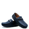 Hugo Boss Navy Logo Loafer-Tassel Children Shoes